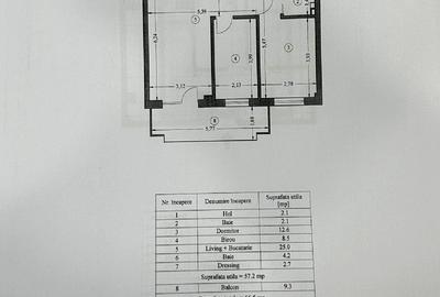 INTABULAT! ESQ Village 3! Ap 3 camere, 2 bai, 67 mp,, etaj 1 - 8