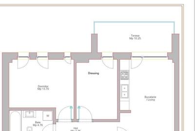 Apartament cu 2 camere decomandat, loc parcare, Future Residence-Giroc - 13