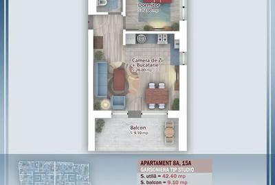 Apartament 2 camere Titan Theodor Pallady - 1