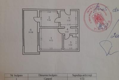 Garsonieră decomandată în Central