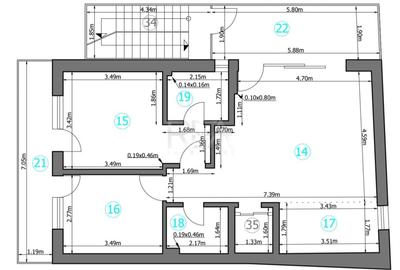 3 camere Dorobanti decomandat, centrală,parcare, et. 2, an 2025, 95 mp - 10