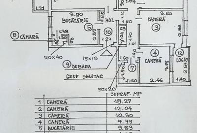 Apartament 4 camere etaj1, Carpaților, intrare Răcădău - 19