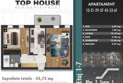 Apartament 2 camere, decomandat si spatios, langa parc Tudor Arghezi - 6