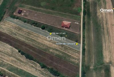 Teren Construcții intravilan de 2710 mp, în Recea