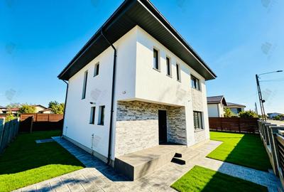 Casă de vânzare individuală nouă | Berceni, Ilfov – 4 camere | teren 400 mp - 1