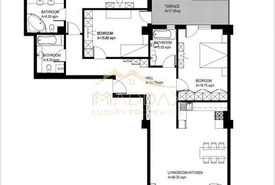 Apartament LUX**4 camere**176 MP**2 locuri parcare//PRIMAVERII - 19