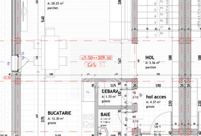 CASA TIP DUPLEX SEMIFINISATA DE VANZARE 250.000 EURO TVA INCLUS - TEREN 400 MP - 1