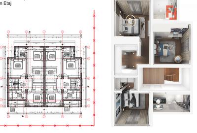 Duplex intreg 8 camere, LA ROSU, de vanzare in Sacalaz, la intrare - 3