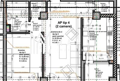 Apartament 2 camere | 66,45 MPU  | 2 Balcoane | Veterani - 1