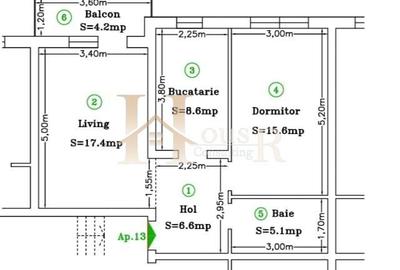 Disponibil Imediat. Decomandat. Bucatarie inchisa. - 14