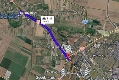 La 5km de Braila Teren intravilan 1080mp cu 97m deschidere toate utilitatile - 3