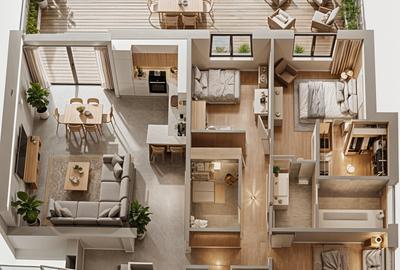 Apartament de 4 camere situat ultra-central cu terasa lângă piața Victoriei - 3