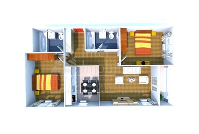 Apartament 3 camere decomandat, 79 mp, Tomis Nord, Cod 161596 - 1