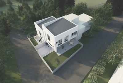 Duplex semifinisat cu view,  123 mp,  teren 226 mp, zona Stejarului - 6