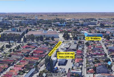 Teren 6100 mp platforma betonata in Constanta intrare de pe A2 Bd. IC Bratianu - 8