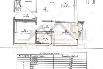 Apartament 4 camere | 99 mp | - Zona Punctele Cardinale - 15