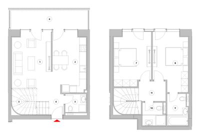 Duplex cu 3 camere - Tip D3B2 - 10