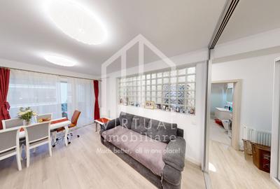 Apartament 3 camere, etaj 1,mobilat,utilat -Cartier Kogalniceanu - 2