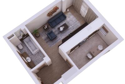 Apartament 1 camera Popas Pacurari-300m de Soleia,parte cu balcon,cod:153267 - 2