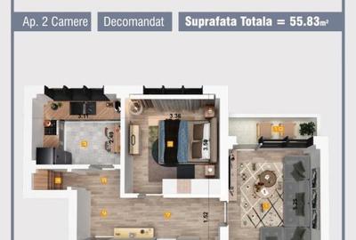 Vanzari 2 Camere Decomandat Militari Lujerului - 1