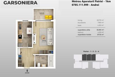 Aparatorii Patriei 2 camere decomandat - 6