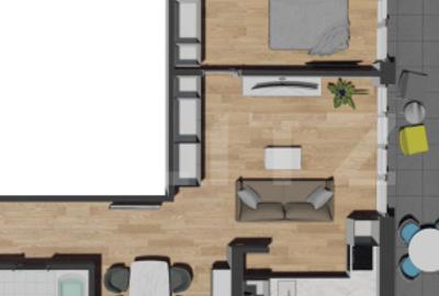 COMISION 0 % |Apartament 2 camere | si 2 terase 15 mp + 60 mp | Zona Vivo - 6