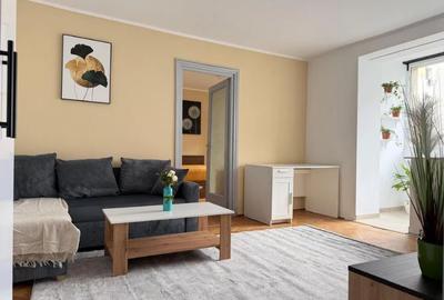 Apartament cu 2 camere semidecomandat, mobilat în Ștefan cel Mare