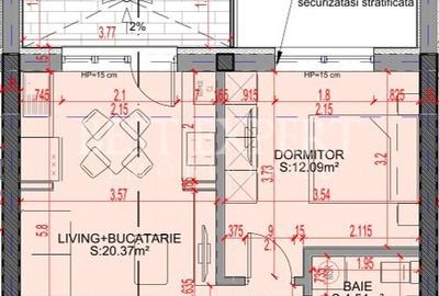 Apartament cu 2 camere semidecomandat în Theodor Pallady
