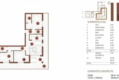 4 Camere Premium | Floreasca | Terasă 58mp | - 11