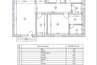 Vila 4 camere, spatioasa, teren 510 mp, Balotesti - 16