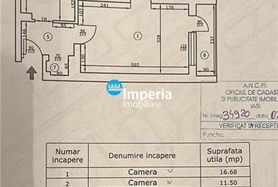 Apartament cu 2 camere decomandat în Tudor Vladimirescu