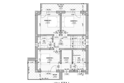Casă tip duplex, design contemporan, ansamblu privat, zona Aerodrom Dezmir - 11