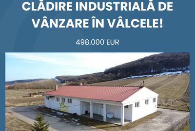 Spațiu industrial, 372 mp în Vâlcele