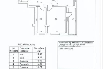 2 Camere-Bloc 2014 | Metrou 1 Decembrie | Pallady | Ozana | Trapezului - 1