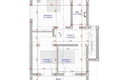 Casa intabulata de 4 camere cu 2 bai si teren de 200 mp in Selimbar - 4