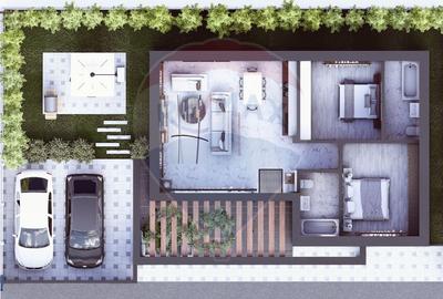 Casă cu 3 camere în Dobroești