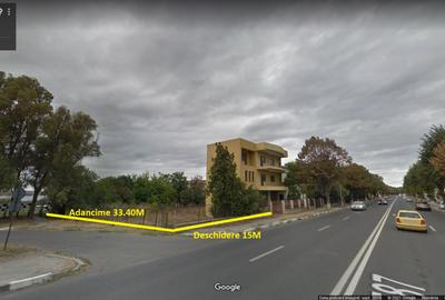 Teren de vanzare Eforie Sud,500 mp cu deschidere Bulevardul Republicii - 1