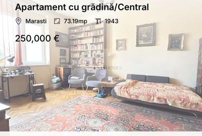 Apartament cu grădină/Central - 1