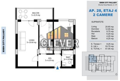Apartament cu 2 camere decomandat în Theodor Pallady