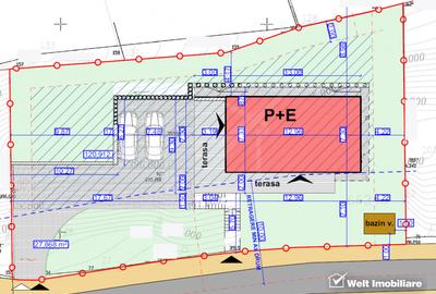 Teren intravilan autorizat, 780 mp, zona Sun Garden – Baciu. Proiect casa inclus - 2