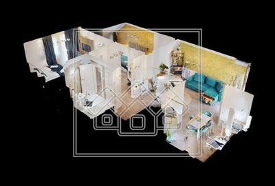 Apartament 3 camere, 2 bai, 2 terase, mobilat si utilat confort lux - 13