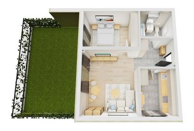 Comision 0! Gradina proprie.  Bucatarie inchisa. Loc de parcare. - 8