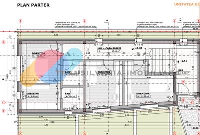 Casă cuplată, 122 mp utili+curte privată 600 mp | Demisol + Parter | Semifinisat - 8