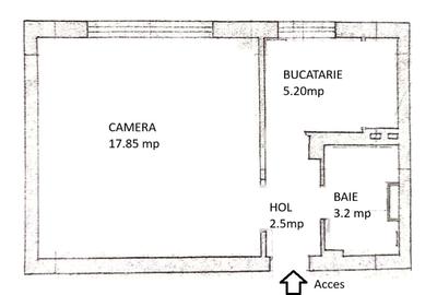 Garsonieră decomandată în Dorobanți