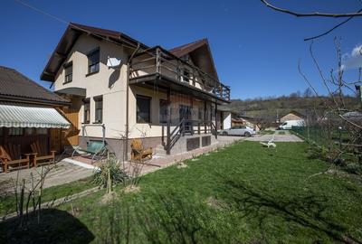 Casa / Vila cu 8 camere de vanzare+multiple constructii, teren,Luncani