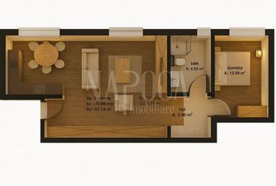 Apartament 2 camere de vanzare in Oncea Oradea, Oradea - 8