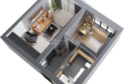 Proiect imobiliar inovator, locuinta smart, 1 camera - 5