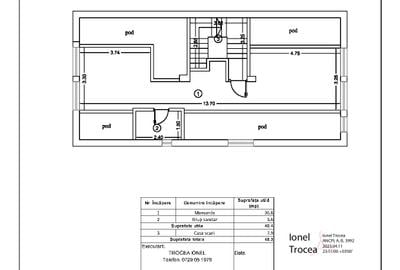 P+1+M, strada principala, 520 mp, amprenta 100 mp, total util 250 mp, an 2021 - 6