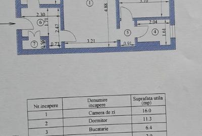 - Apartament 2 camere confort 1, zona Garii-Marna. - 8