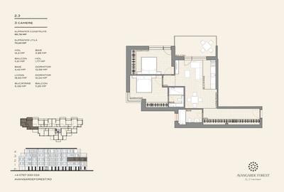Apartament 3 Camere | 3m Înălțime | Ferestre Floor-to-Ceiling - AVANGARDE FOREST - 14
